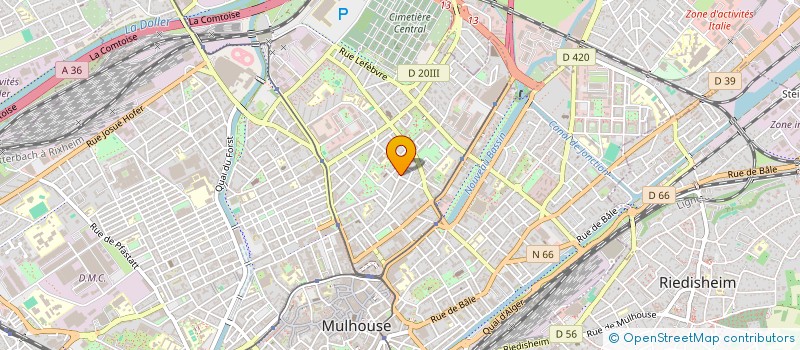 localisation de l'entreprise MONSIEUR IDRIS CICEK  MULHOUSE