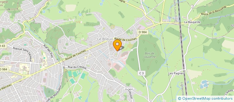 localisation de l'entreprise MONSIEUR IDRIS EL AGGOUN  LE BREUIL