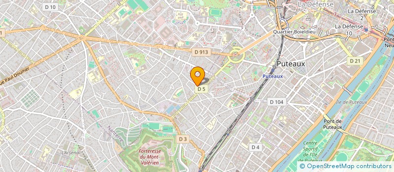 localisation de l'entreprise MONSIEUR IDRIS GUETARI  NANTERRE