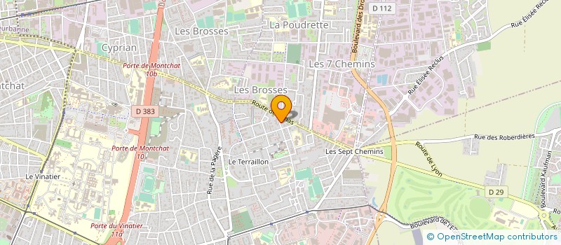 localisation de l'entreprise MONSIEUR IDRIS KARA à BRON