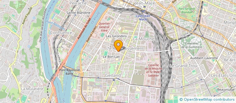 localisation de l'entreprise MONSIEUR IDRIS KHENNAB  LYON