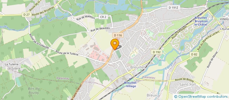 localisation de l'entreprise MONSIEUR IDRIS KILICOGLU  BREUILLET