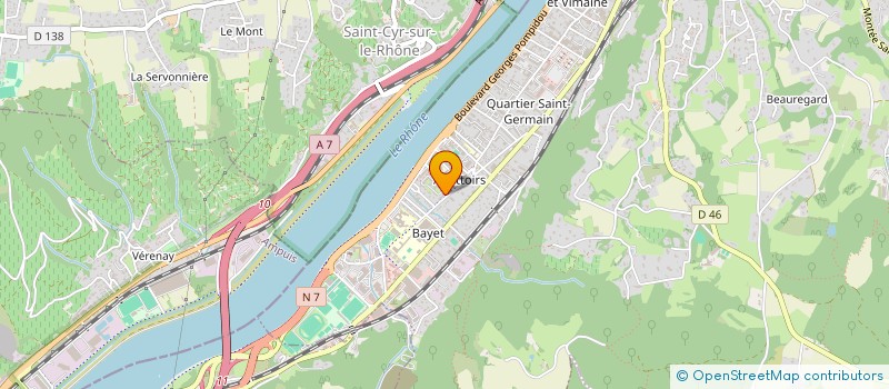 localisation de l'entreprise MONSIEUR IDRIS LAMECHE  VIENNE