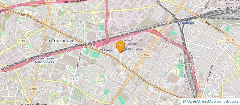 localisation de l'entreprise MONSIEUR IDRIS MAHFOUDH à LA COURNEUVE