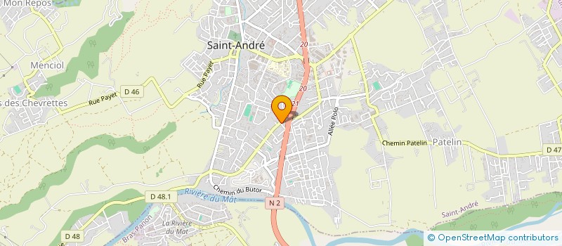 localisation de l'entreprise MONSIEUR IDRIS SAMINADIN à SAINT-ANDRE
