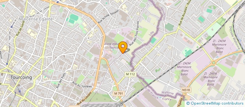 localisation de l'entreprise MONSIEUR IDRIS SENOUCI  TOURCOING