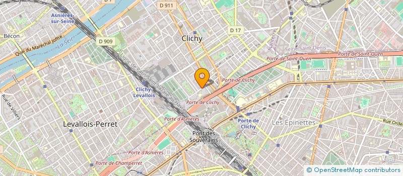 localisation de l'entreprise MONSIEUR IDRIS SLIMANI  CLICHY