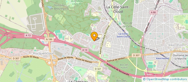 localisation de l'entreprise MONSIEUR IDRIS YOUSFI  LA CELLE-SAINT-CLOUD