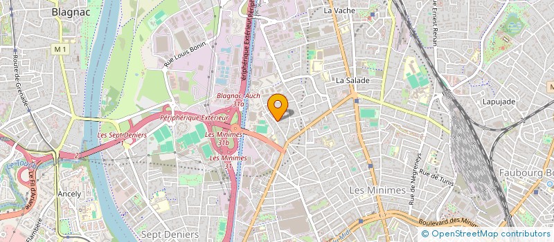 localisation de l'entreprise MONSIEUR IDRISA TIMERA  TOULOUSE