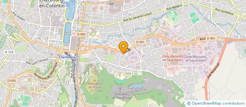 localisation de l'entreprise MONSIEUR IDRISS ABDALLAH  CHERBOURG-EN-COTENTIN