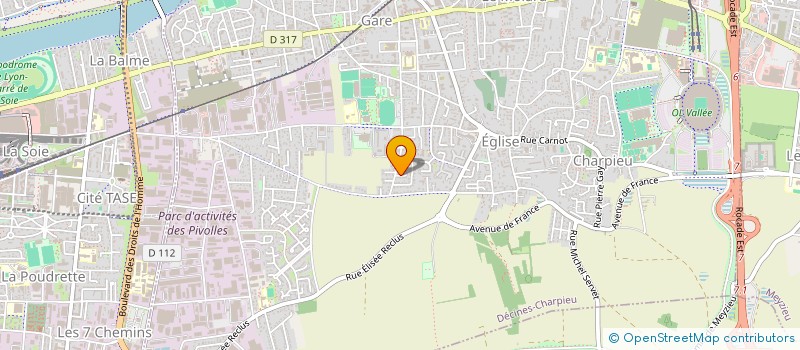 localisation de l'entreprise MONSIEUR IDRISS ADNI  DECINES-CHARPIEU