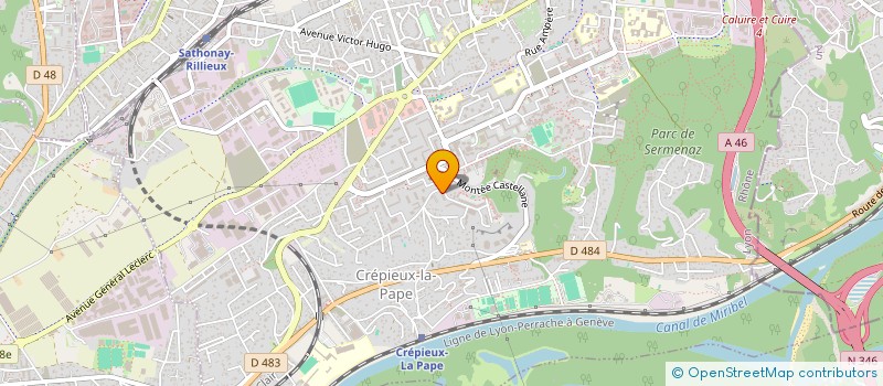 localisation de l'entreprise MONSIEUR IDRISS AHMED  RILLIEUX-LA-PAPE