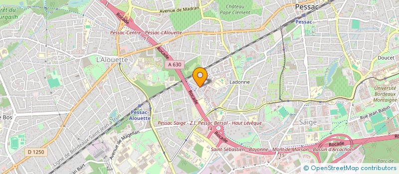 localisation de l'entreprise MONSIEUR IDRISS ALIANI à PESSAC