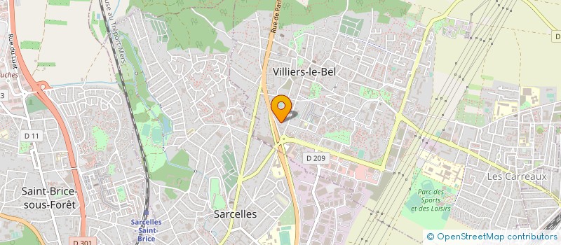 localisation de l'entreprise MONSIEUR IDRISS AMECHMOUCHE  VILLIERS-LE-BEL