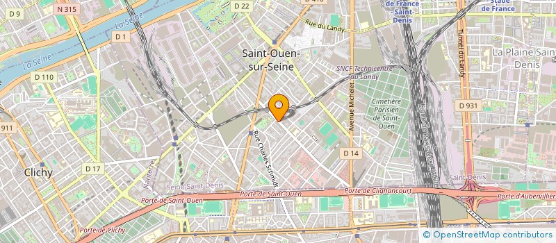 localisation de l'entreprise MONSIEUR IDRISS AREZKI à SAINT-OUEN-SUR-SEINE