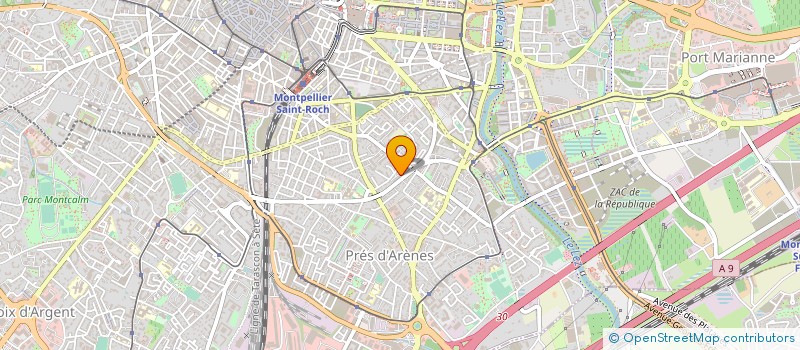 localisation de l'entreprise MONSIEUR IDRISS BAHRAOUI à MONTPELLIER
