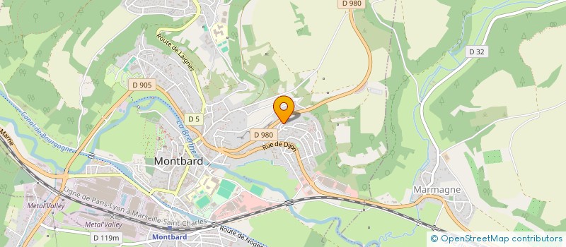 localisation de l'entreprise MONSIEUR IDRISS BAMBA  MONTBARD