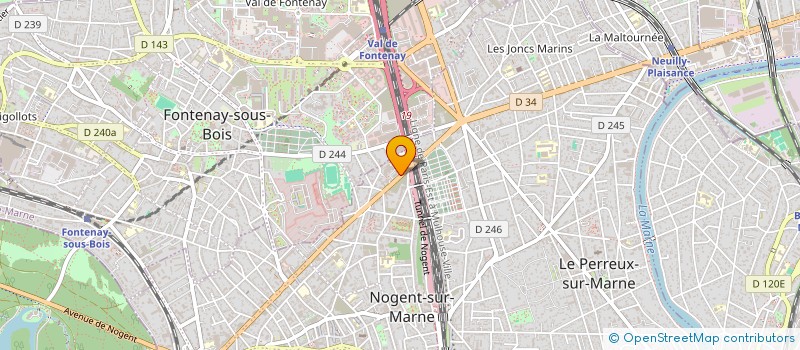 localisation de l'entreprise MONSIEUR IDRISS BELGAT à NOGENT-SUR-MARNE