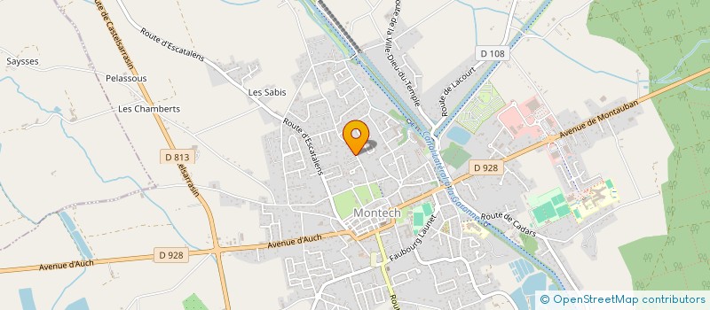 localisation de l'entreprise MONSIEUR IDRISS BELOUAH  MONTECH