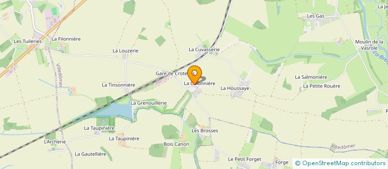 localisation de l'entreprise MONSIEUR IDRISS BENALI  VILLEDOMER