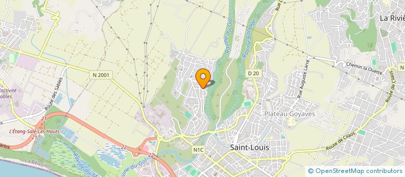 localisation de l'entreprise MONSIEUR IDRISS BOUCHIKHI  SAINT-LOUIS