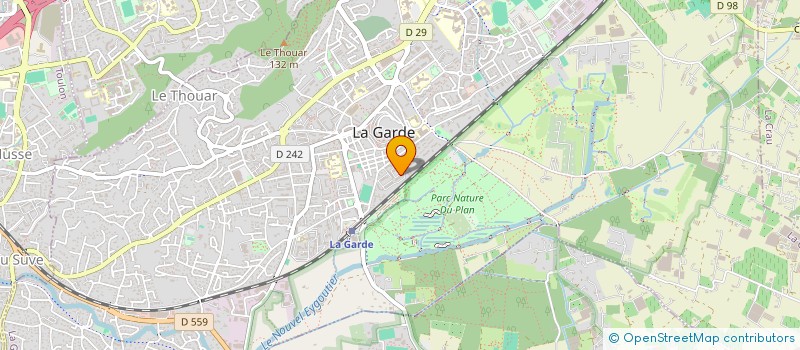 localisation de l'entreprise MONSIEUR IDRISS CHEGDALI  LA GARDE