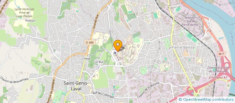 localisation de l'entreprise MONSIEUR IDRISS CHIKH  SAINT-GENIS-LAVAL