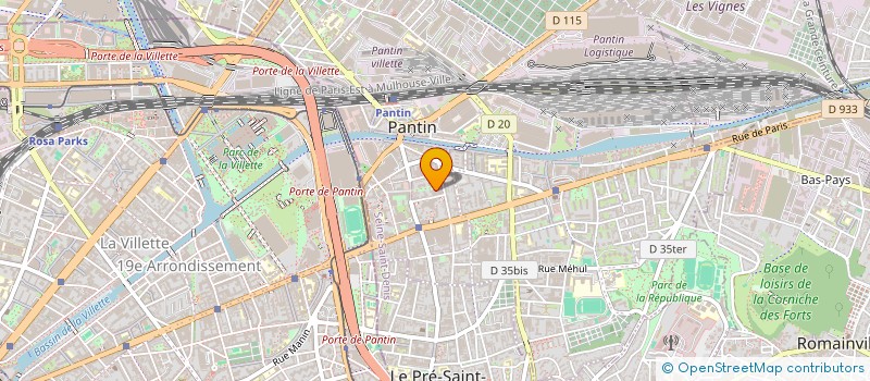 localisation de l'entreprise MONSIEUR IDRISS COULIBALY à PANTIN
