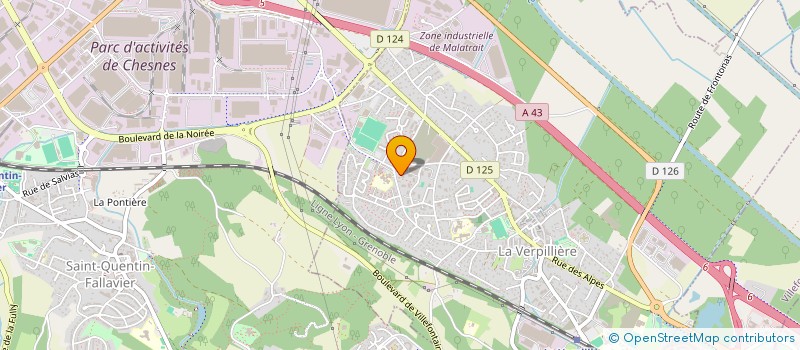 localisation de l'entreprise MONSIEUR IDRISS DIAZ  LA VERPILLIERE