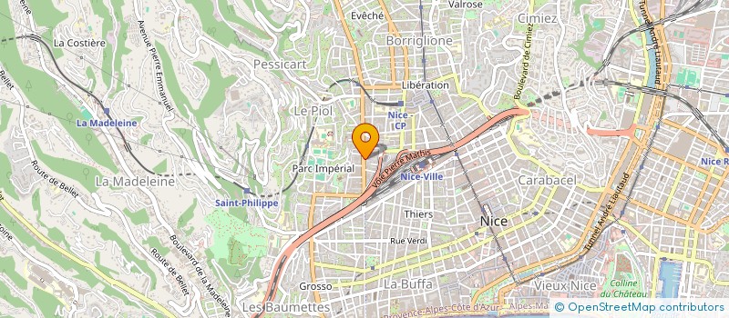 localisation de l'entreprise MONSIEUR IDRISS DJEBBARA à NICE