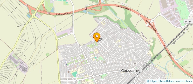 localisation de l'entreprise MONSIEUR IDRISS HAMDANI  GOUSSAINVILLE