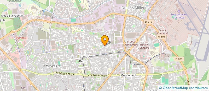 localisation de l'entreprise MONSIEUR IDRISS HAMMOUTI  TOURS