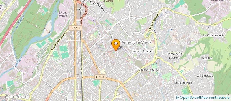 localisation de l'entreprise MONSIEUR IDRISS IKHLEF  ANNECY