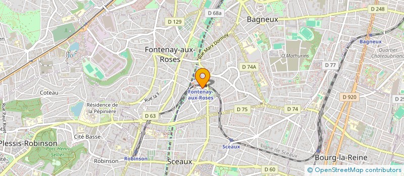 localisation de l'entreprise MONSIEUR IDRISS KIANI à FONTENAY-AUX-ROSES