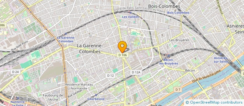 localisation de l'entreprise MONSIEUR IDRISS LACHGAR à LA GARENNE-COLOMBES