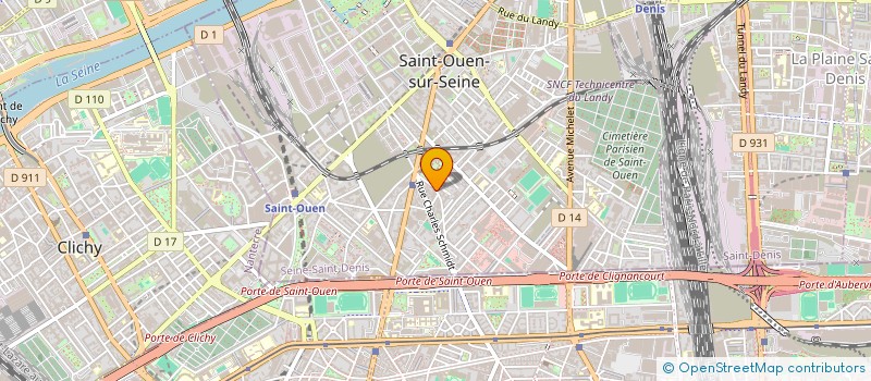 localisation de l'entreprise MONSIEUR IDRISS LAHRAR à SAINT-OUEN-SUR-SEINE