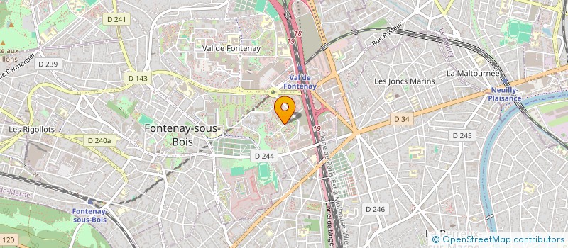 localisation de l'entreprise MONSIEUR IDRISS LOUDAHI à FONTENAY-SOUS-BOIS