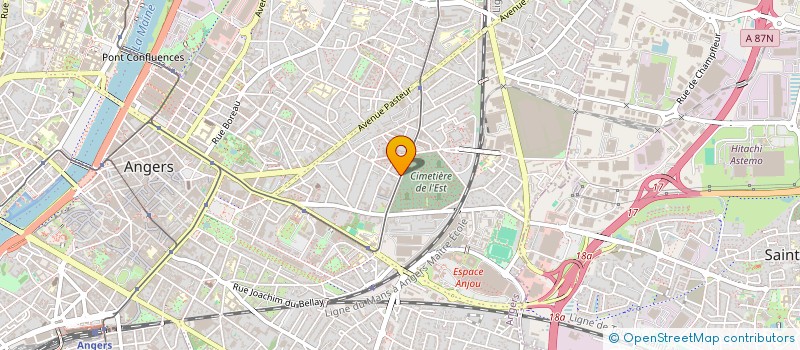 localisation de l'entreprise MONSIEUR IDRISS MAHAMAT ALI à ANGERS