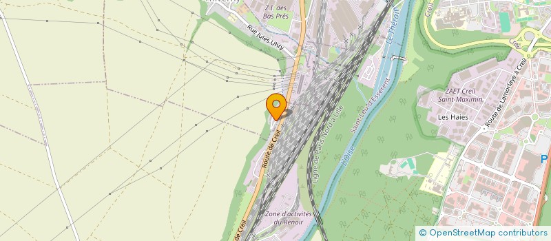 localisation de l'entreprise MONSIEUR IDRISS MAHMOUD  THIVERNY