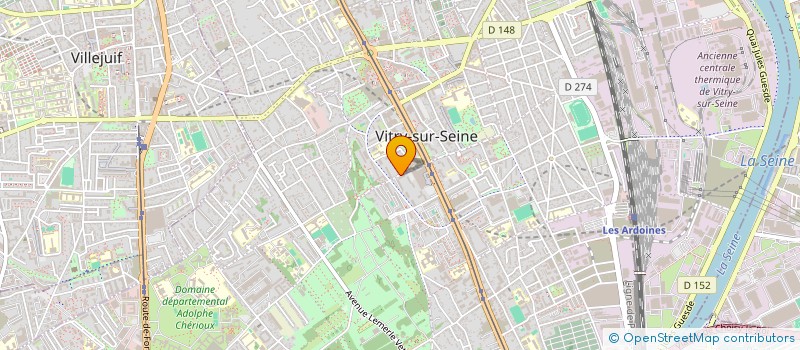 localisation de l'entreprise MONSIEUR IDRISS MBOMBO NKOUANDOU à VITRY-SUR-SEINE