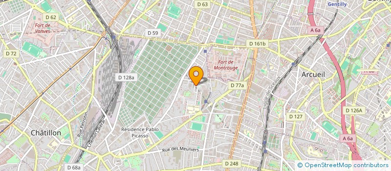 localisation de l'entreprise MONSIEUR IDRISS MBORE NJOKWE  BAGNEUX