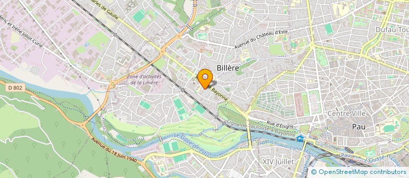 localisation de l'entreprise MONSIEUR IDRISS MERROUCHE à BILLERE