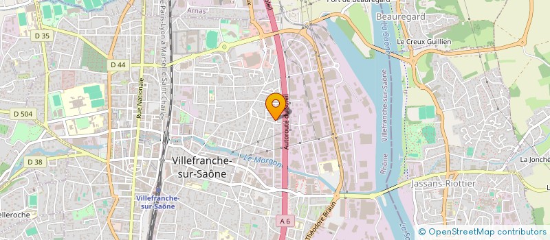 localisation de l'entreprise MONSIEUR IDRISS MOUMEN à VILLEFRANCHE-SUR-SAONE