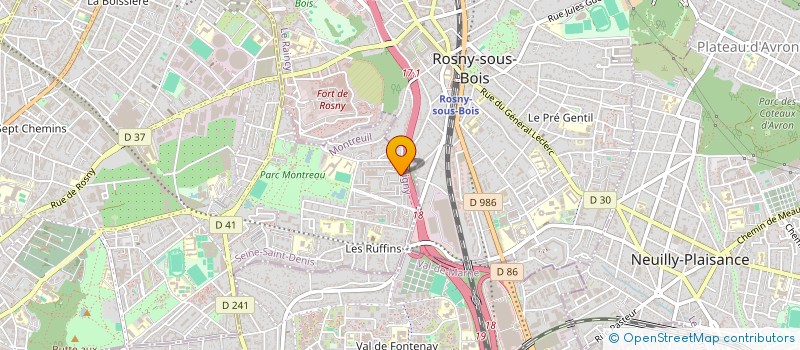 localisation de l'entreprise MONSIEUR IDRISS MOUSSOUNI à MONTREUIL