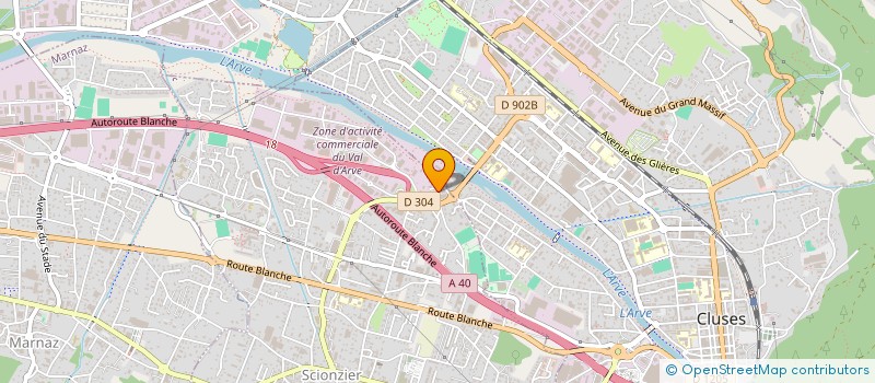 localisation de l'entreprise MONSIEUR IDRISS MUNOZ  SCIONZIER