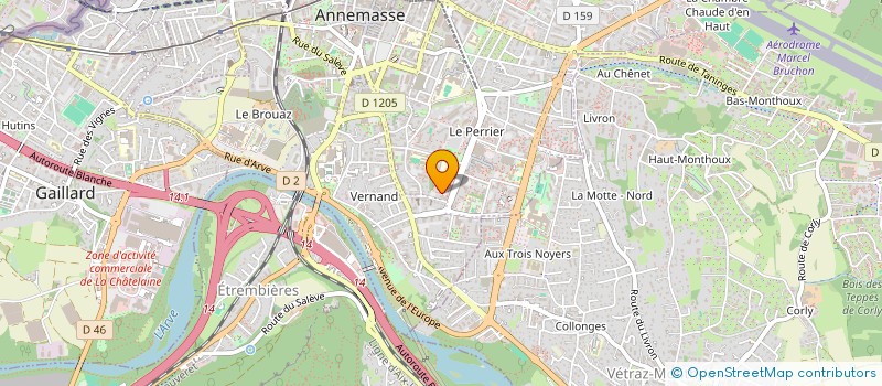 localisation de l'entreprise MONSIEUR IDRISS NAHOUI  ANNEMASSE