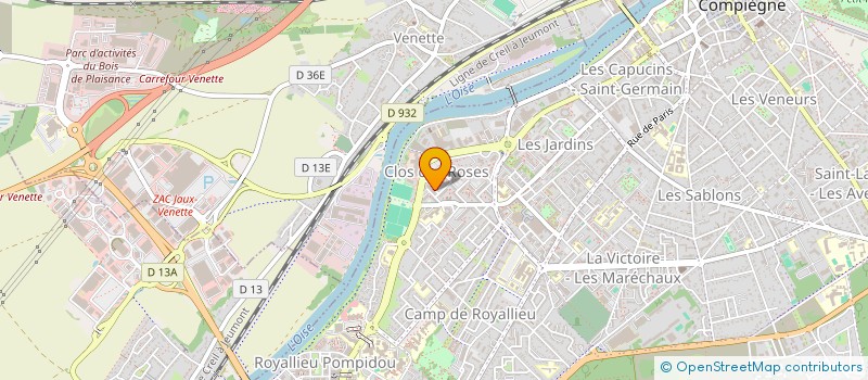 localisation de l'entreprise MONSIEUR IDRISS NDIAYE à COMPIEGNE