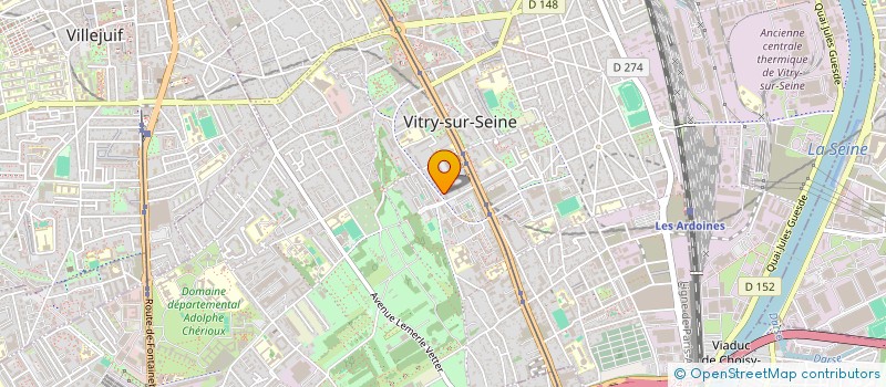 localisation de l'entreprise MONSIEUR IDRISS RIDORE  VITRY-SUR-SEINE