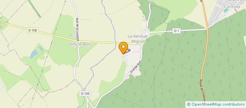 localisation de l'entreprise MONSIEUR IDRISS RIGLET  LA VENDUE-MIGNOT