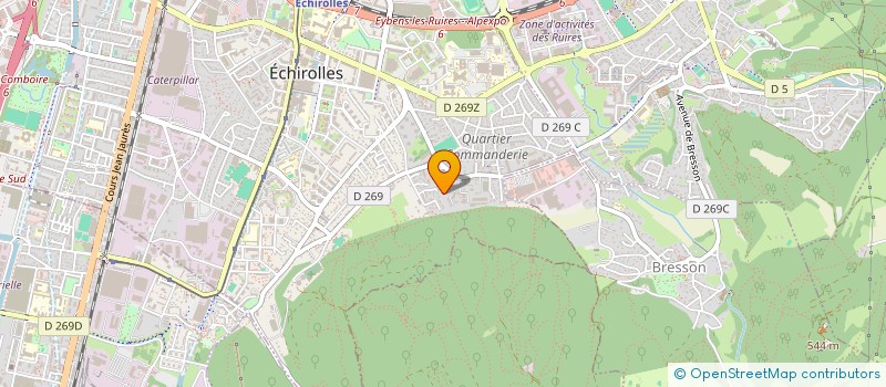 localisation de l'entreprise MONSIEUR IDRISS SANSRI  ECHIROLLES